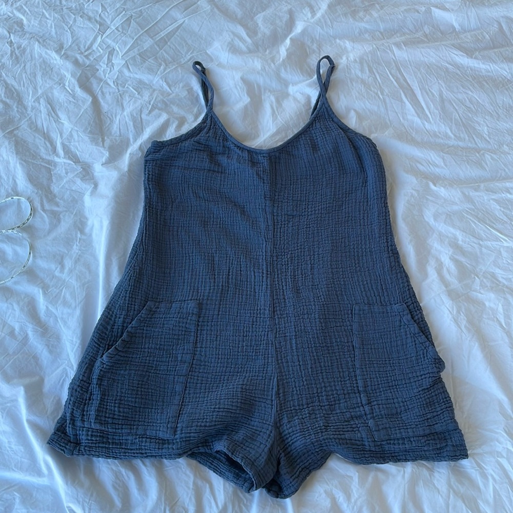 MONROW | blue romper
